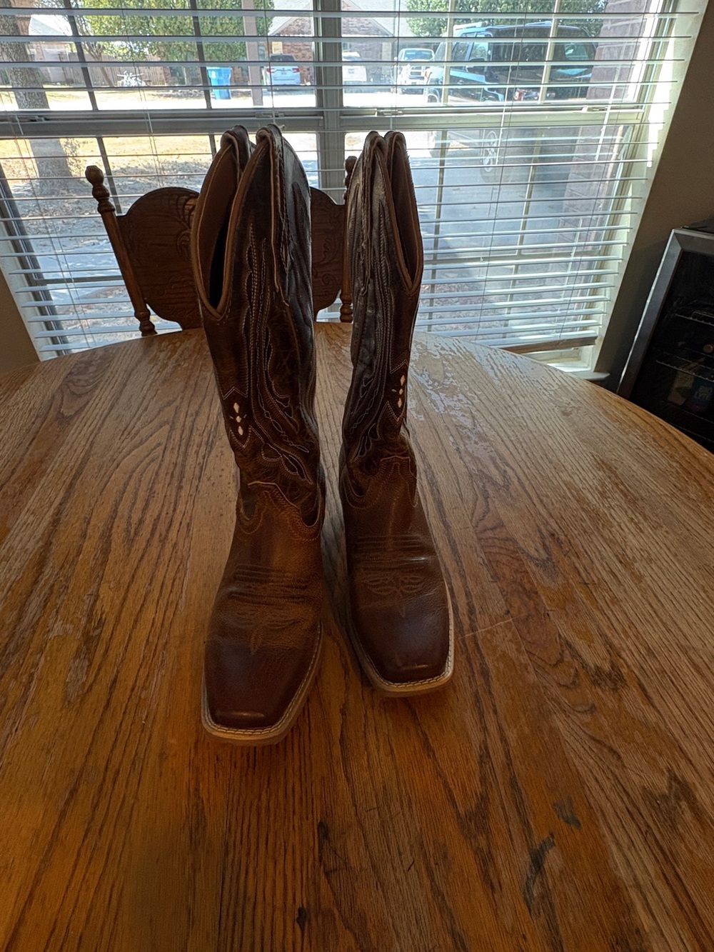 Justin Boots Brown Women's Western Heeled Cowboy Boots
